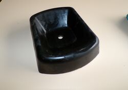 Rubber 6" Jockey Wheel Holder Pad